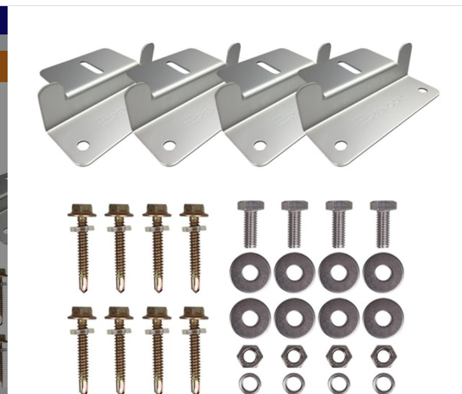 Aluminum Solar Z Brackets