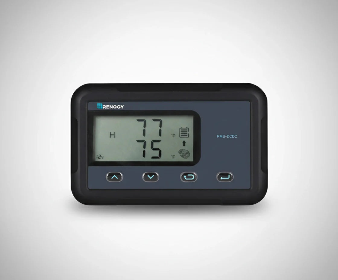 Monitoring Screen for DC-DC MPPT Battery Charger Series