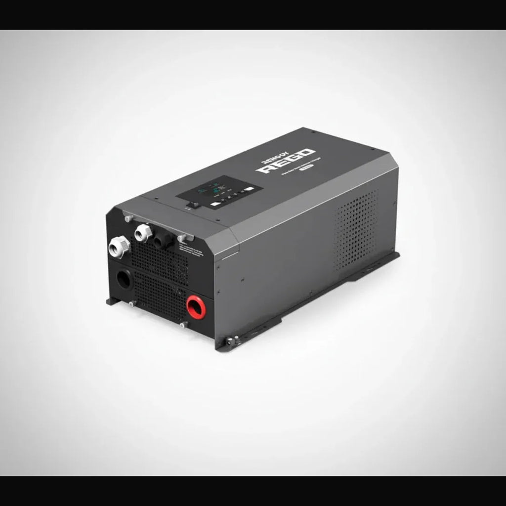 Pure Sine Wave Inverter Charger w/ LCD Display 3000W 12V